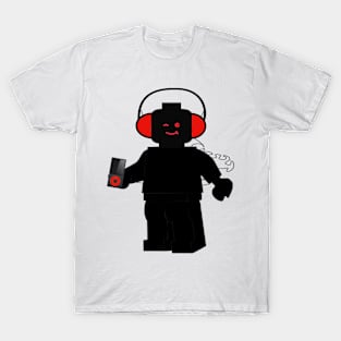 Minifig with Headphones & iPod T-Shirt